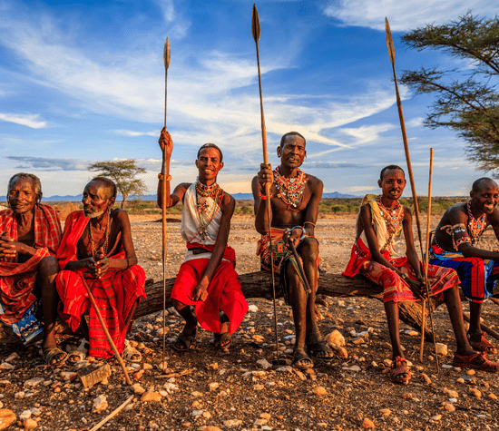 Tribu Masai en Kenya