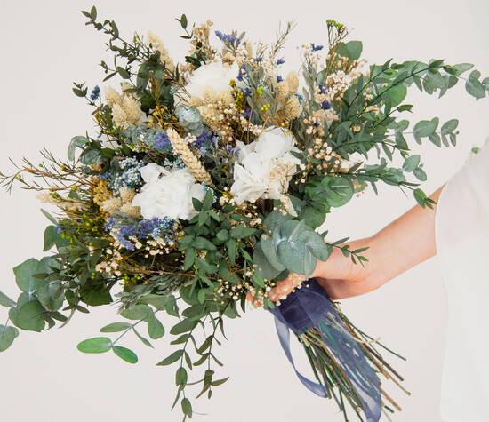 Ramos de novia de flores preservadas