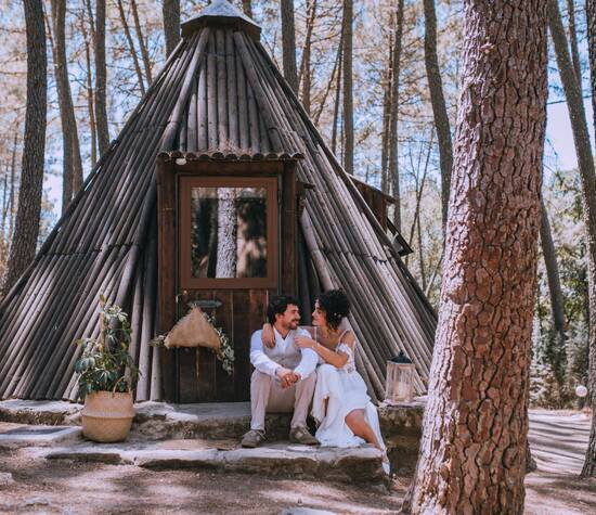 Glamping The teepee