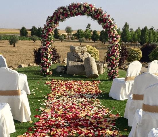Arco decoración boda - Poveda Arte Floral