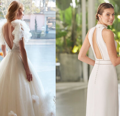 comodidad carbón Universal 90 vestidos de novia espalda descubierta: ¡los querrás todos!