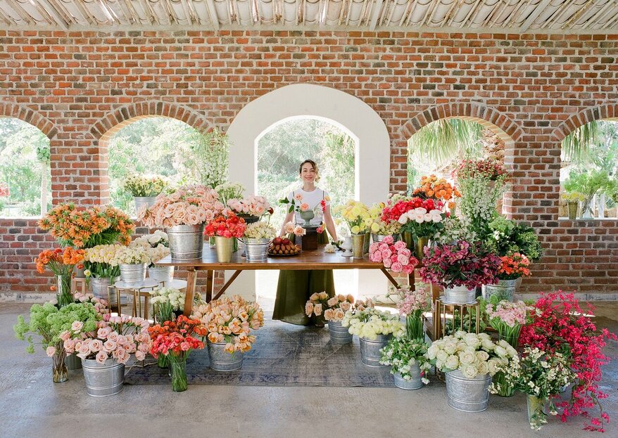 Tulipina en Roma: un taller exclusivo de la diseñadora floral más famosa de Estados Unidos
