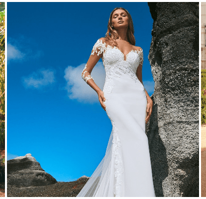 80 vestidos de novia hombros caídos: sensualidad y elegancia