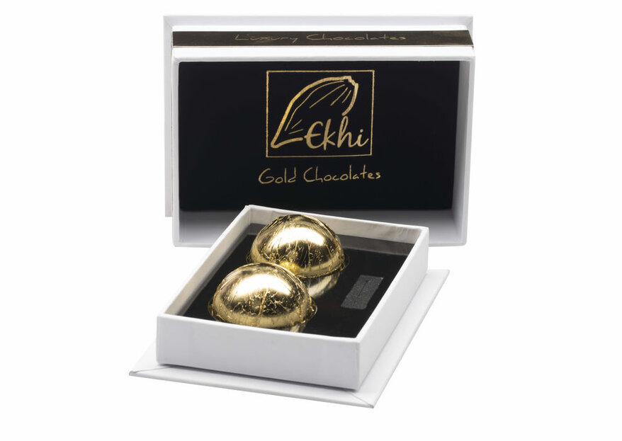 Ekhi Gold Chocolates: bombones de oro para los novios más exigentes