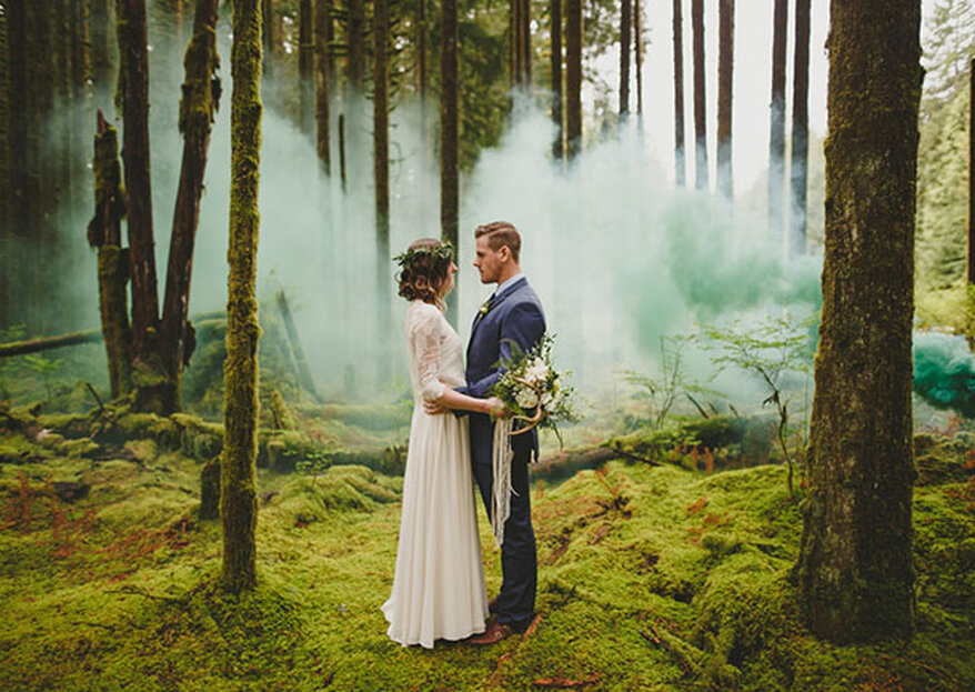 Ideas para crear una boda mágica con la temática Woodland