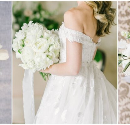 Ramos de novia con flores blancas: el complemento más elegante para tu look