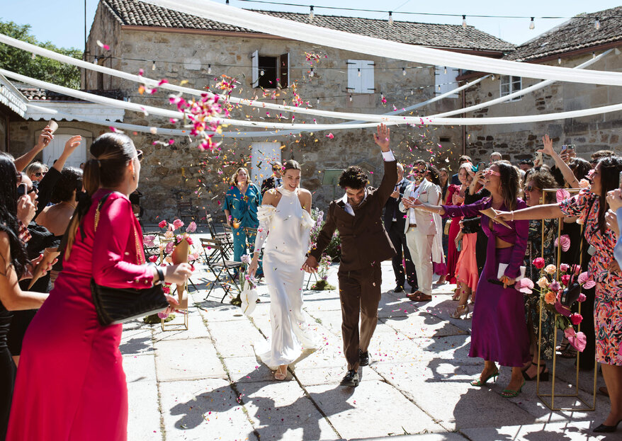 Gardem Events inundó de magia, color y diversión la boda de Sandra y Esteban