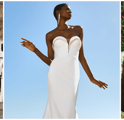 115 vestidos de novia con escote corazón: ¡amor a primera vista!