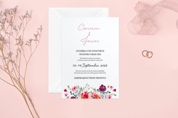 Invitaciones de boda Invitaciones Cecile Kiss
