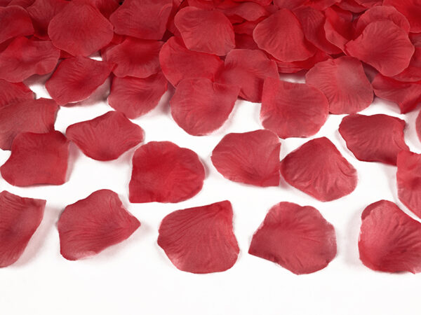 Confeti Boda, Pétalos y más Pétalos de Tela de Color Rojo: 100 Unidades
