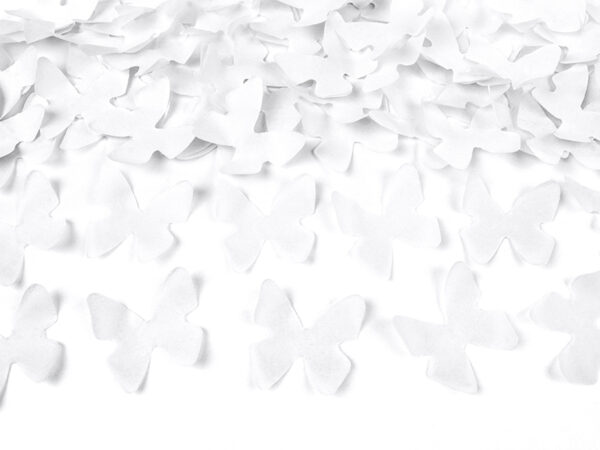 Confeti Boda, Pétalos y más Cañón de Confeti para Boda: Mariposas Blancas