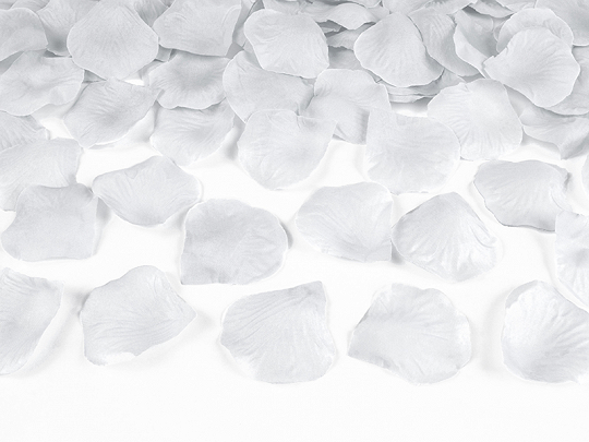 Confeti Boda, Pétalos y más Pétalos de Tela de Color Plata: 100 Unidades