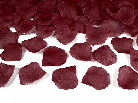 Confeti Boda, Pétalos y más Pétalos de Tela de Color Rojo Intenso: 100 Unidades
