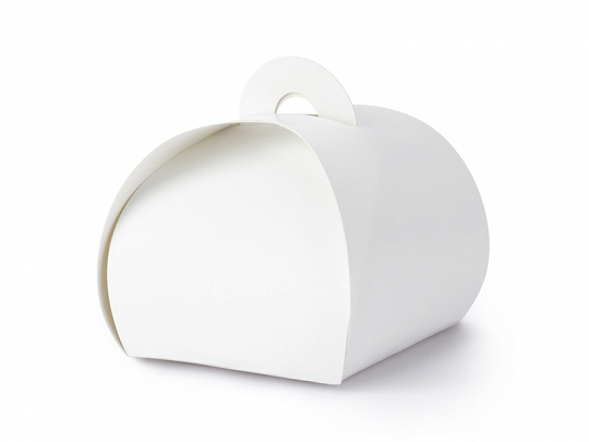 Bolsas y Cajas Caja de Cartón Color Blanco: 10 Unidades