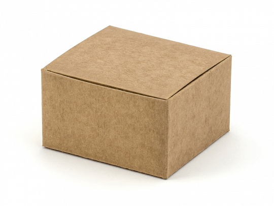 Bolsas y Cajas Caja de Cartón Cuadrada de Papel Kraft: 10 Unidades