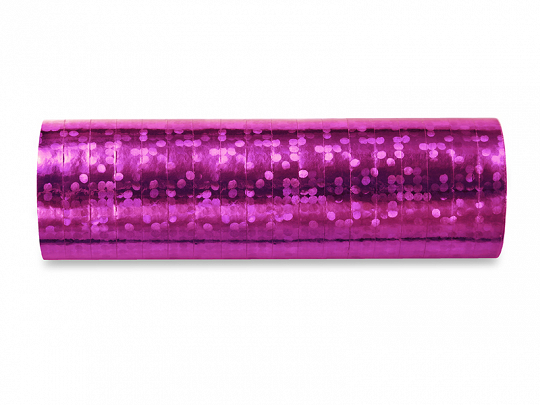 Confeti Boda, Pétalos y más Serpentinas para Fiestas Holográfica Color Rosa: 18 Unidades