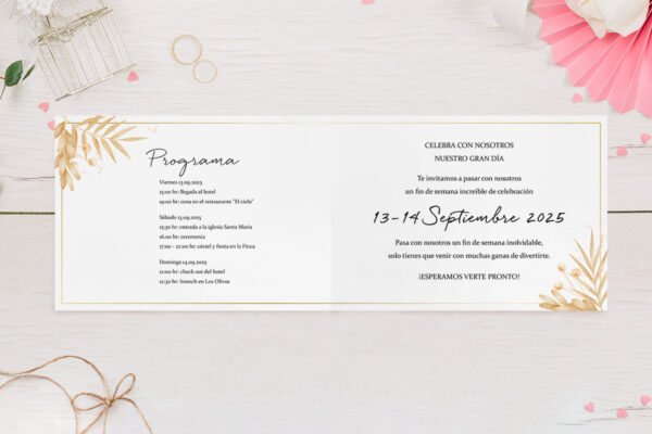Invitaciones de boda Invitaciones de boda florales elegantes tradicionales